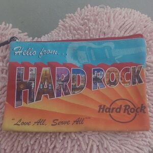 Hard Rock Cafe Multicolor Souvenir Pouch